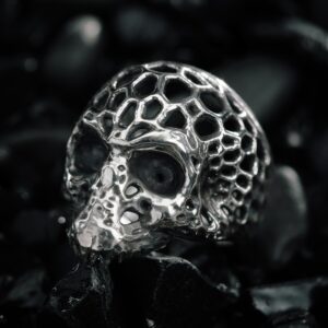 Voronoi Skull - Sterling Silver 925 Ring  💀
