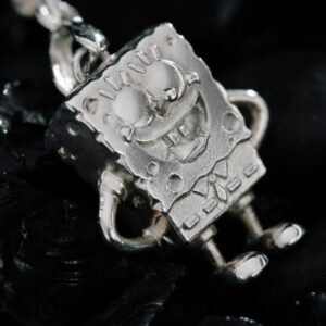 Cheesy Little Pendant - Silver 925 - Sponge called Bob