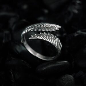 Aurora Feather - Wrap Ring Sterling 925 Silver
